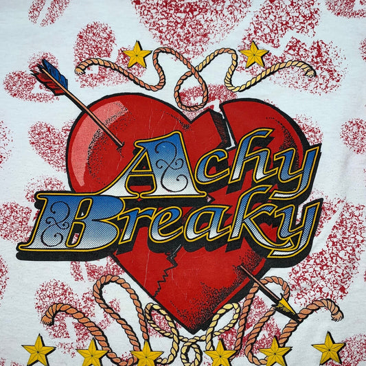 Achy Breaky Vintage T Shirt Billy Ray Cyrus Heart Shaped Box Nirvana Country Rap