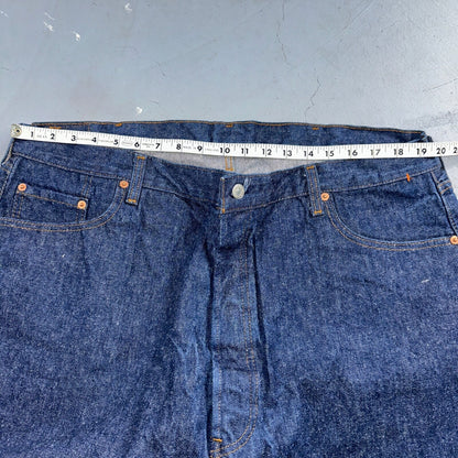 Levis 501 Vintage 80s USA XX Straight Leg Jeans Blue Dark Wash 46x30 Act 40x27
