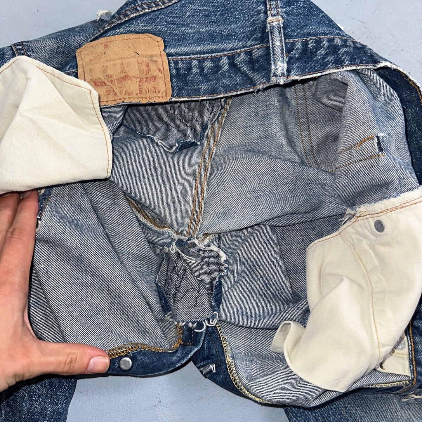 Levis 501 Big E Vintage 60s Redline Selvedge USA XX 66 Jeans 1960s Act 30X32