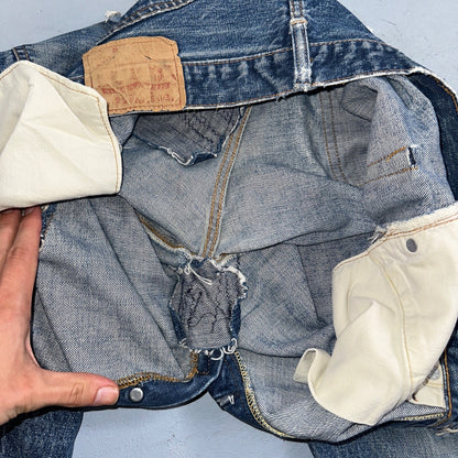 Levis 501 Big E Vintage 60s Redline Selvedge USA XX 66 Jeans 1960s Act 30X32