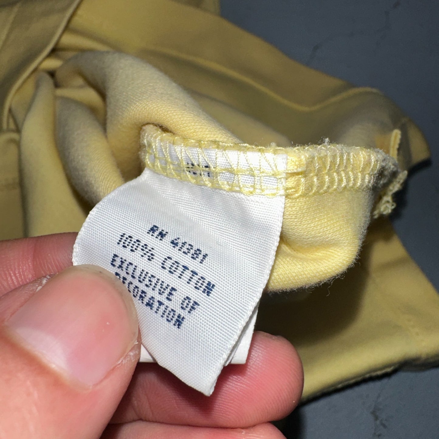 Polo Ralph Lauren Polo Shirt Men Size XL Yellow Short Sleeve Pima Cotton