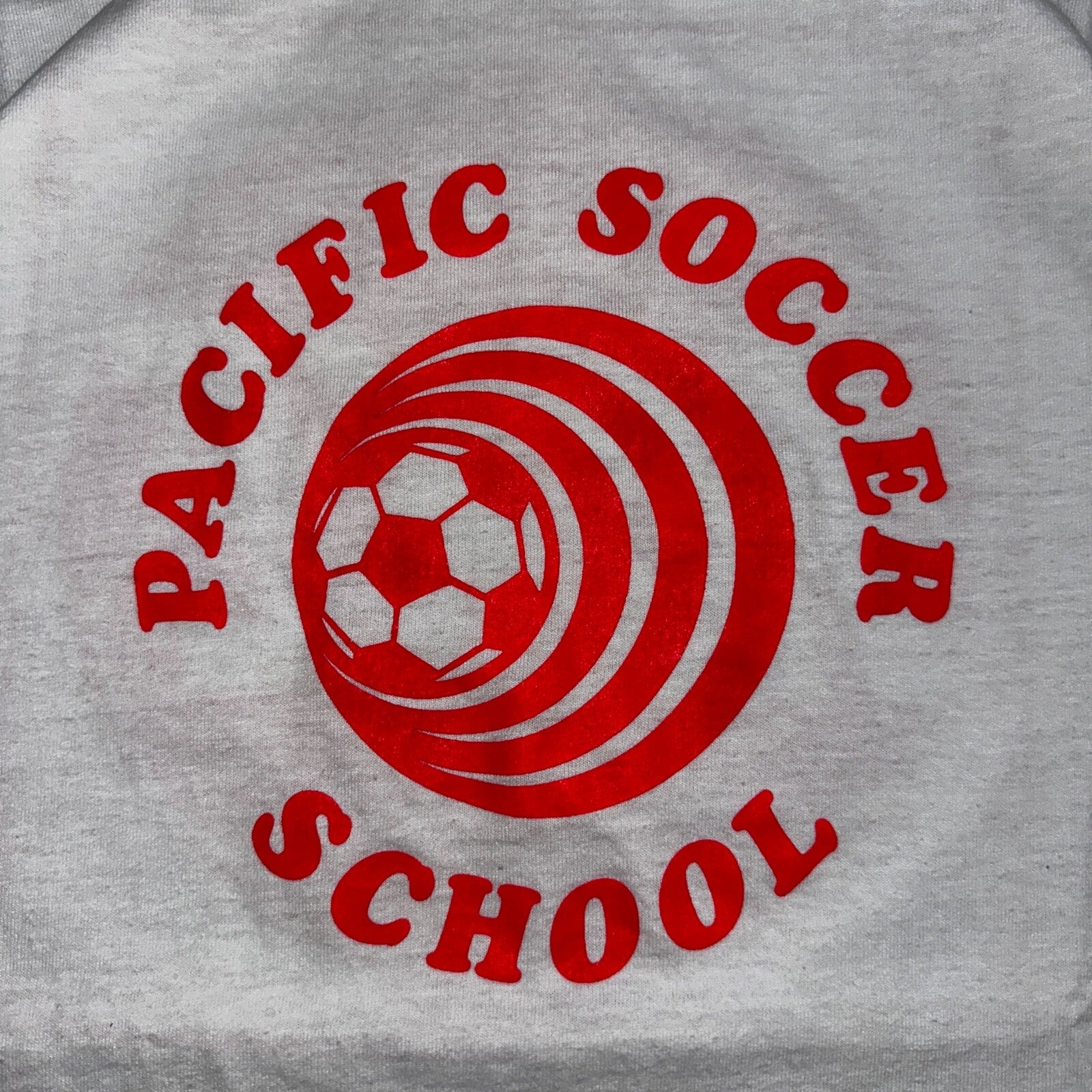Nike 90s Soccer VTG T Shirt Pacific School PDX Graphic 1990s Gray Tag Original