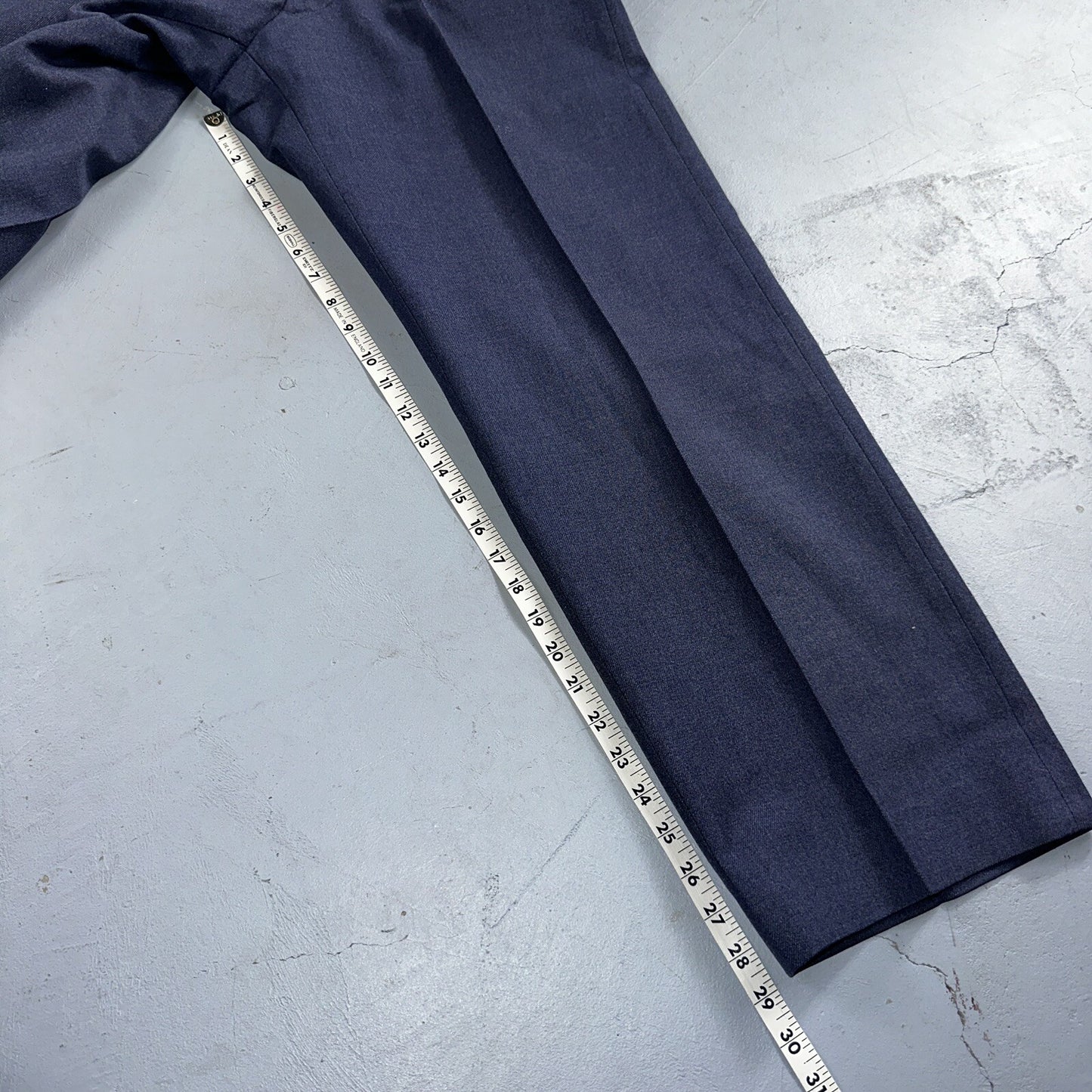 ORIGINAL WWII US ARMY M1944 WOOL COMBAT FIELD TROUSERS- SMALL 32 WAIST BLUE NAVY