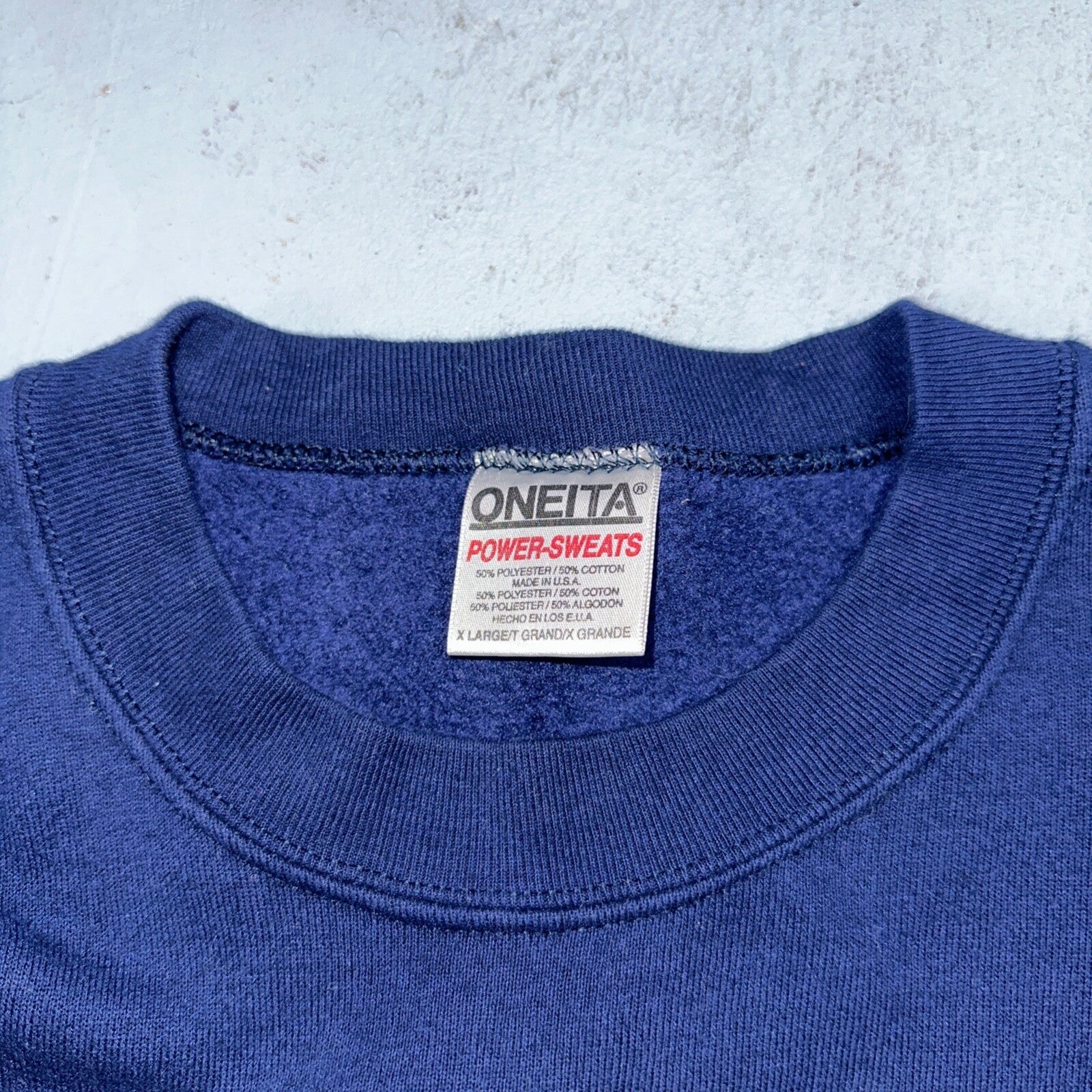 Oneita Sweatshirt XL VTG Crewneck Sweat Harbour Lights Lighthouse USA 90s Lot 2
