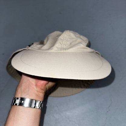 VTG Columbia Hat Cap Adult White Adjustable Wide Brim Neck Cover UPF 30