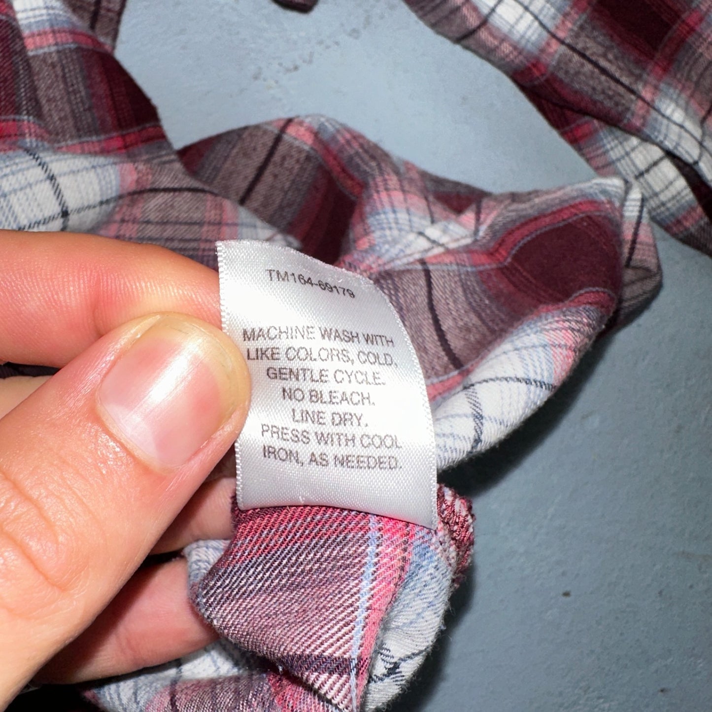 Women’s Pendleton Flannel Shirt Button Up Plaid Magenta Black 90s Punk Grunge XL