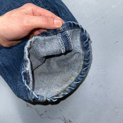 Levis 501 Vintage 90s USA XX Straight Leg Jeans Blue Med Wash 42x32 Act 39x29