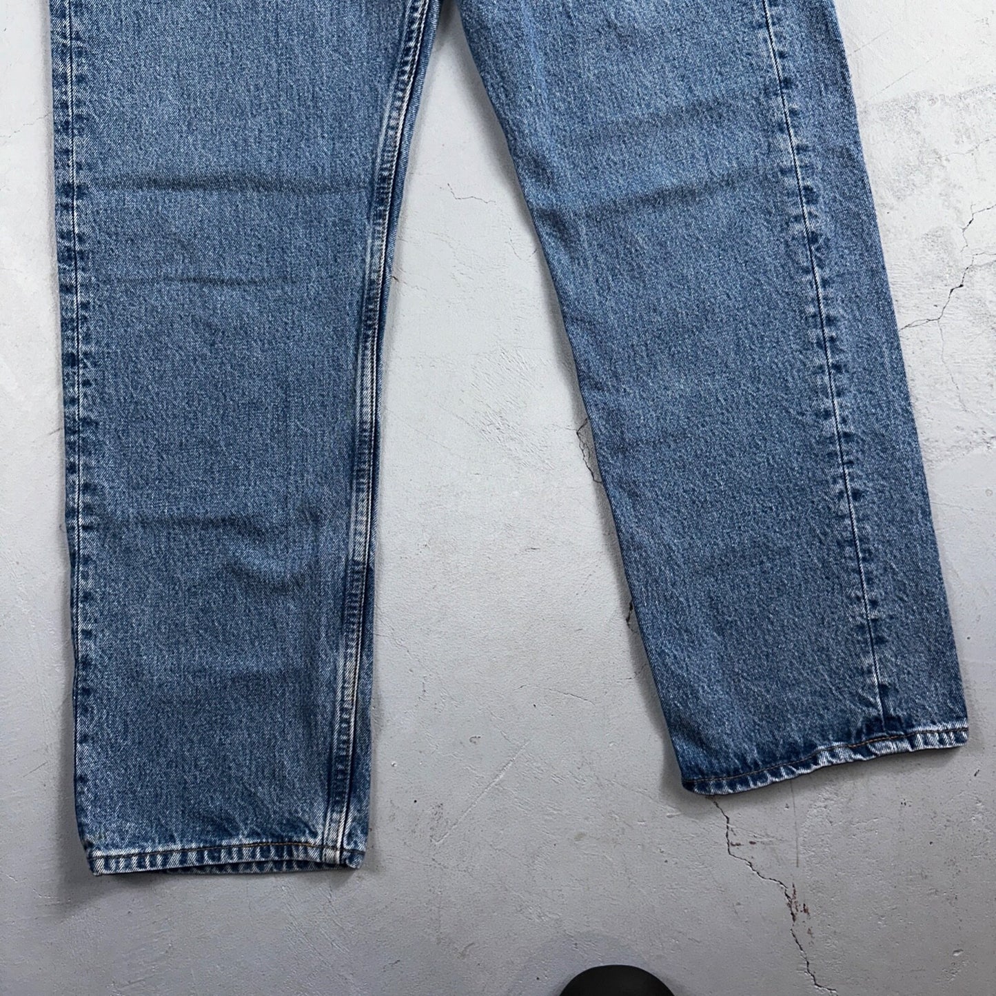 Levis 501 Vintage 90s USA XX Straight Leg Jeans Blue Med Wash 36x30 Act 34x29