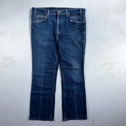 Levis 517 Vintage 90s USA Orange Tab Bootcut Flare Blue Jeans 38x31 Act 36x29