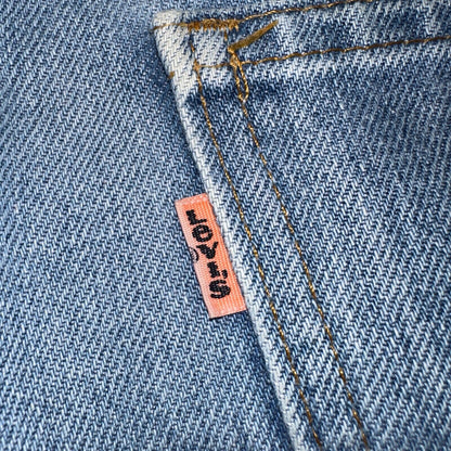 Levis 517 Vintage 80s USA Orange Tab Bootcut Flare Blue Worn Jeans Act 34x26