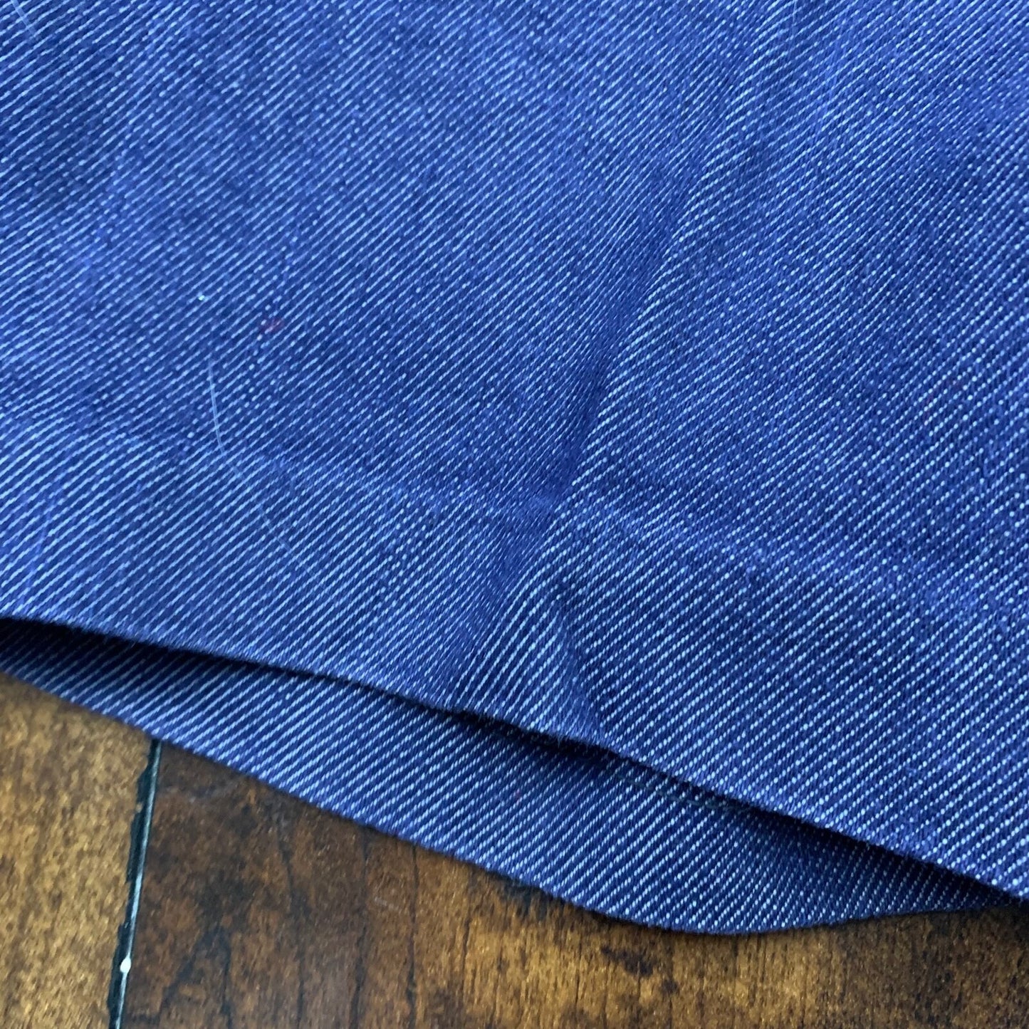 Vintage USA Rockabilly Womens Shorts Blue Skirt 60s 70s Top Bottom Sanforized