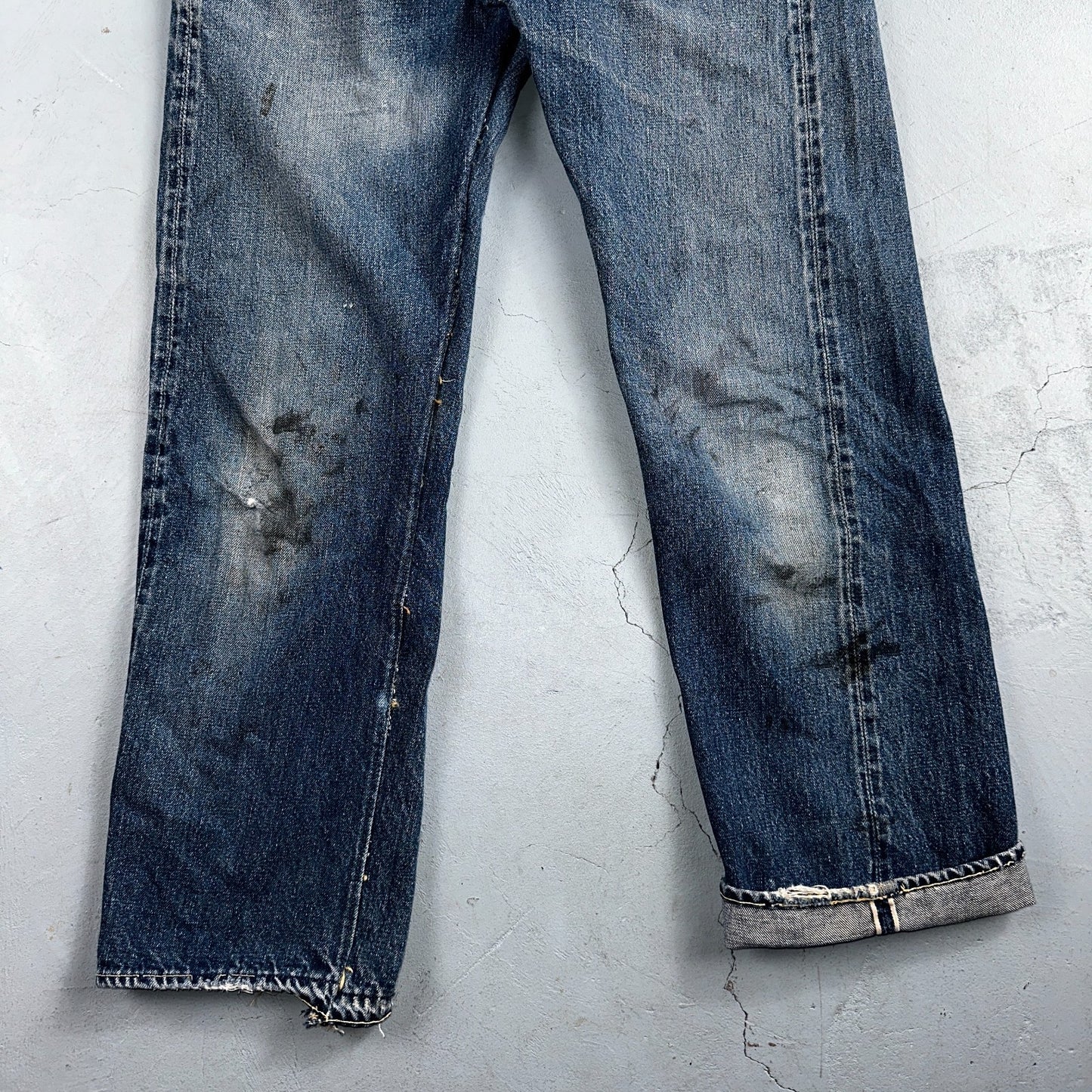 Levis 501 XX Big E Vintage 50s Redline Selvedge USA XX Reworked Jeans 29x29