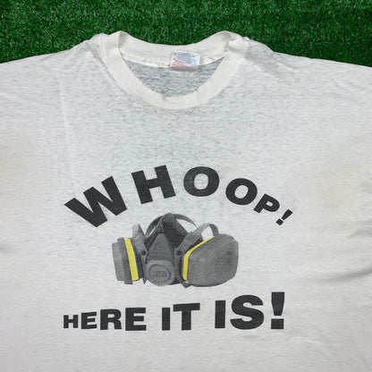 Whoops Here It Is Vintage T Shirt Freaknik Rap Nirvana Grunge Straight Edge Mask