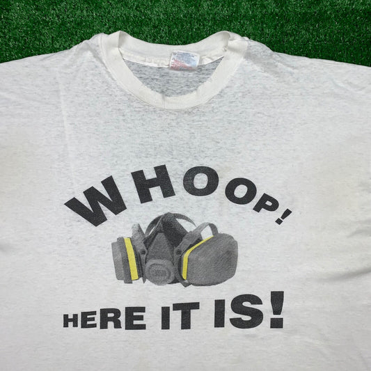 Whoops Here It Is Vintage T Shirt Freaknik Rap Nirvana Grunge Straight Edge Mask
