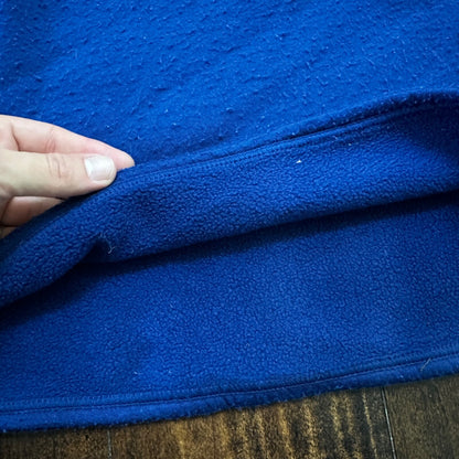 Vintage Patagonia Capilene Shirt Top 1/4 Zip w/ Collar Blue USA Made XL