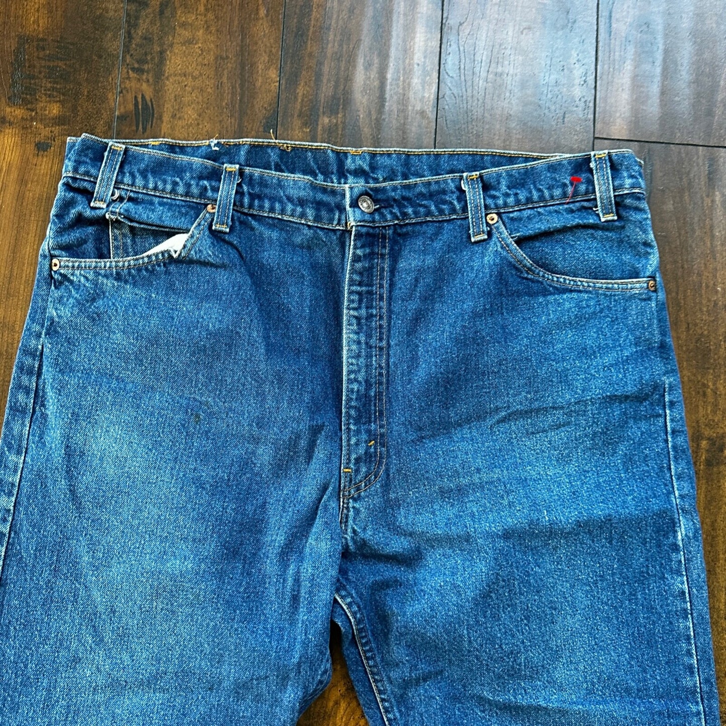 VTG Levis 505 Jeans 42x30 Orange Tab 90s 80s Made in USA 501 Tag Act 40x28