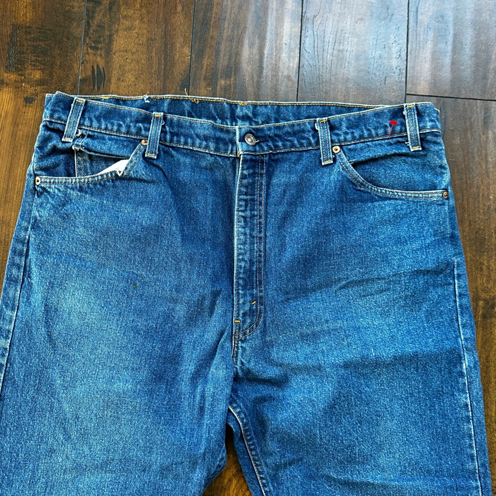 VTG Levis 505 Jeans 42x30 Orange Tab 90s 80s Made in USA 501 Tag Act 40x28