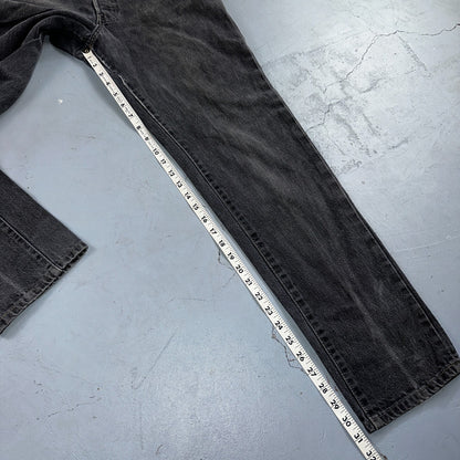 Levis 501 Vintage 80s USA XX Straight Leg Jeans Womens Faded Grey Wash Act 26x31