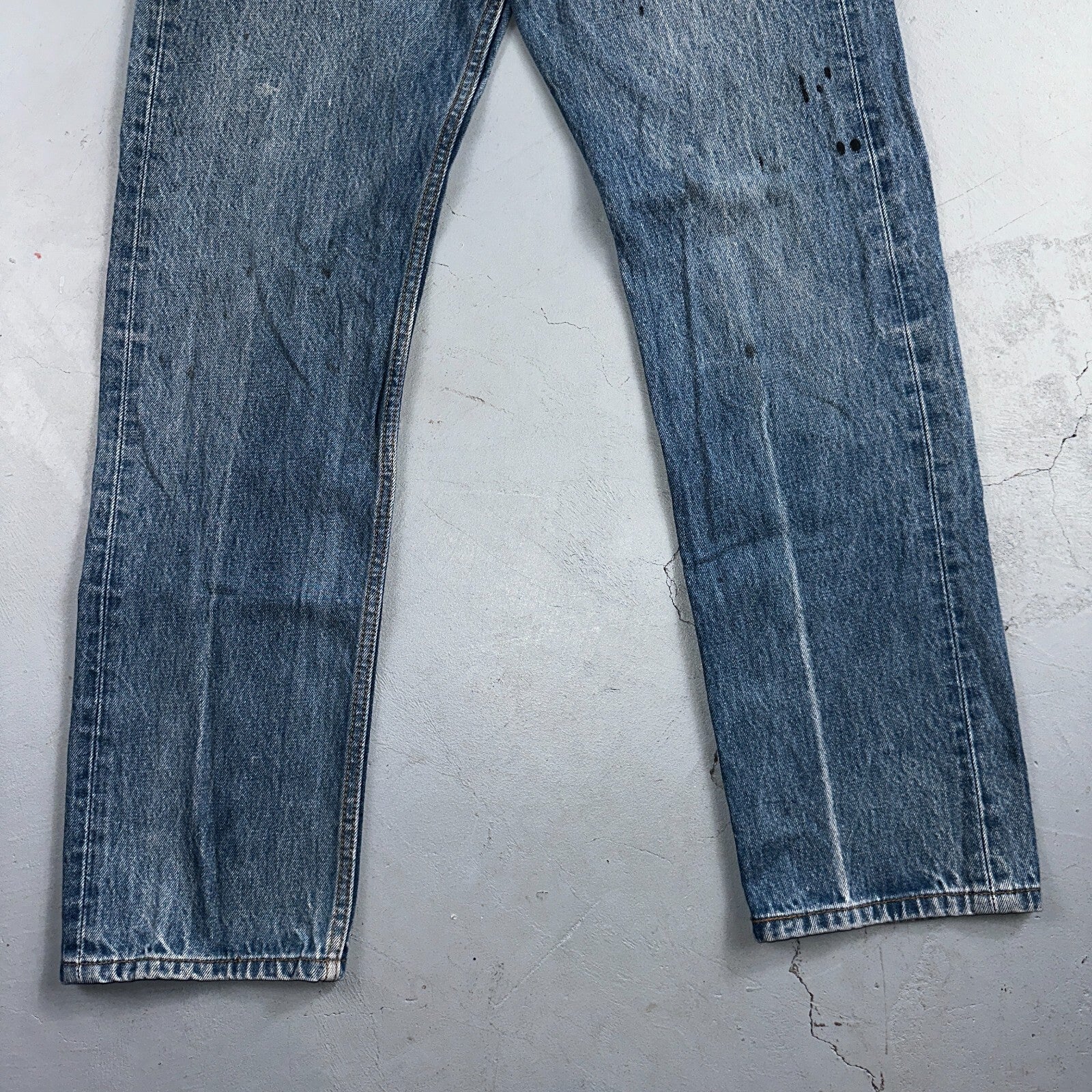 Levis 501 Vintage 90s XX Straight Leg Jeans Y2K Light Wash 33x34 Act 30x30