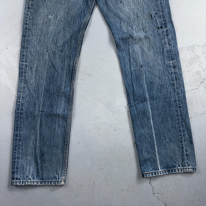 Levis 501 Vintage 90s XX Straight Leg Jeans Y2K Light Wash 33x34 Act 30x30