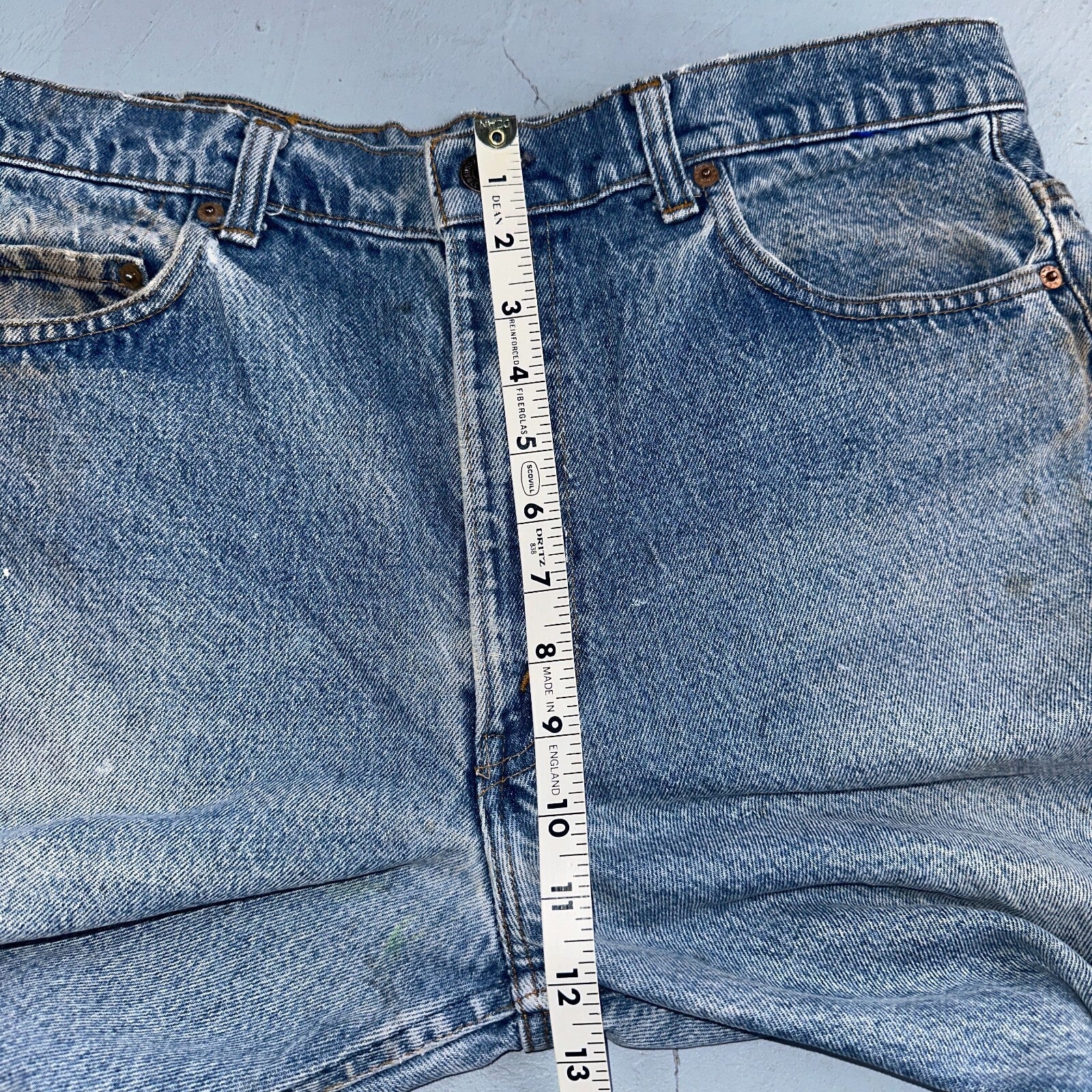 Levis 517 Vintage 80s USA Red Tab Bootcut Flare Blue Denim Jeans Act 34x30