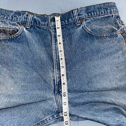 Levis 517 Vintage 80s USA Red Tab Bootcut Flare Blue Denim Jeans Act 34x30