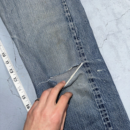 Levis 501 Big E Vintage 60s Redline Selvedge USA XX 1960s Jeans 30x32 Ac 28x28