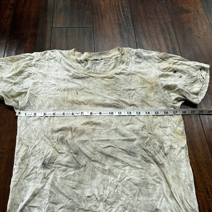 Thrashed Munsingwear Vintage T Shirt 60s 70s Grunge Garbage White Rockabilly