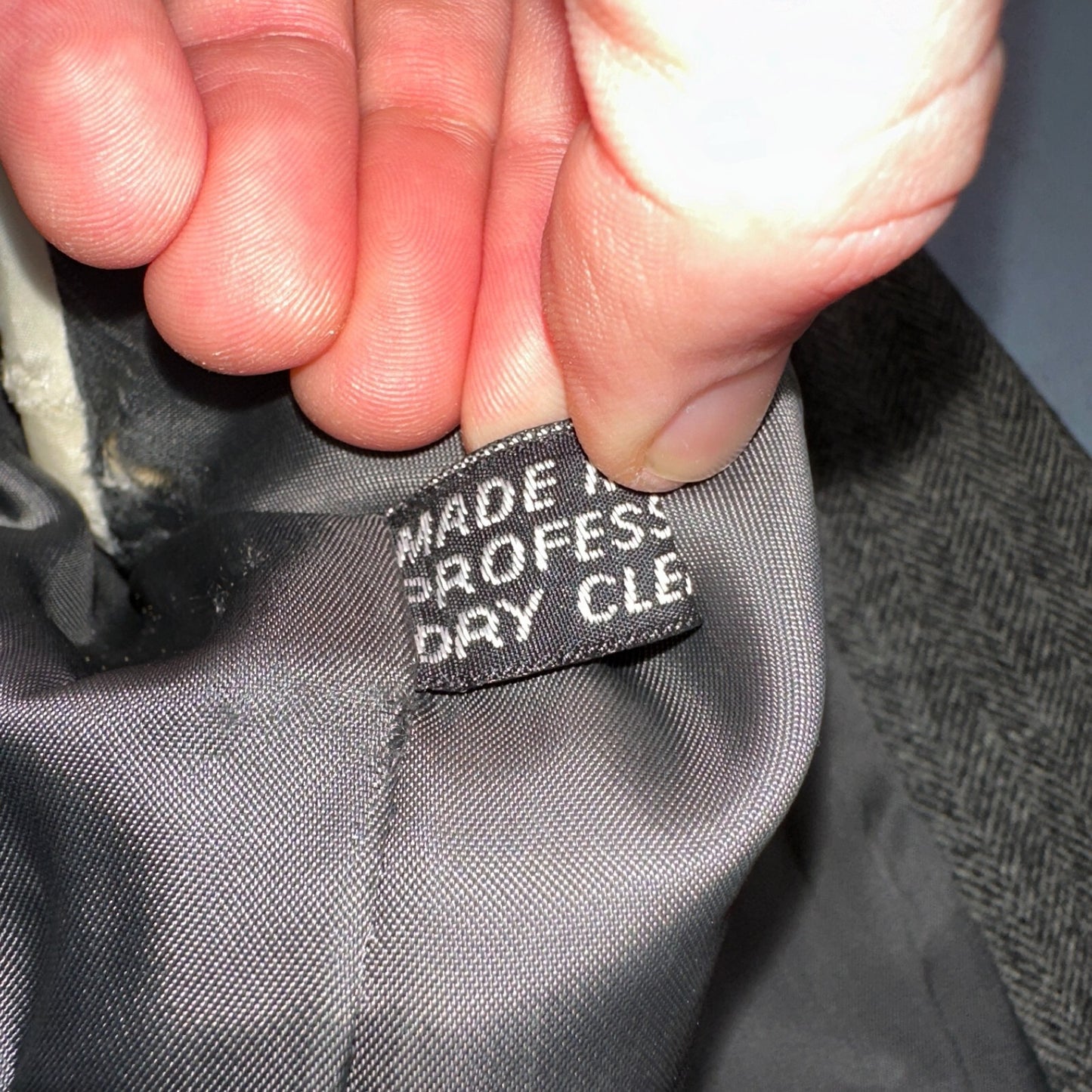 YSL Yves Saint Laurent Vintage Gray Tweed Jacket 38 Blazer Coat France Suit 80s