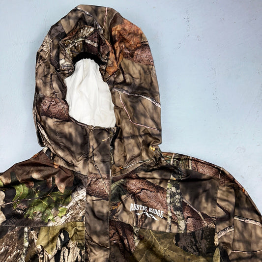 Rustic Ridge XL Womens Camo Jacket Realtree Hunting Light Needs Cleaning