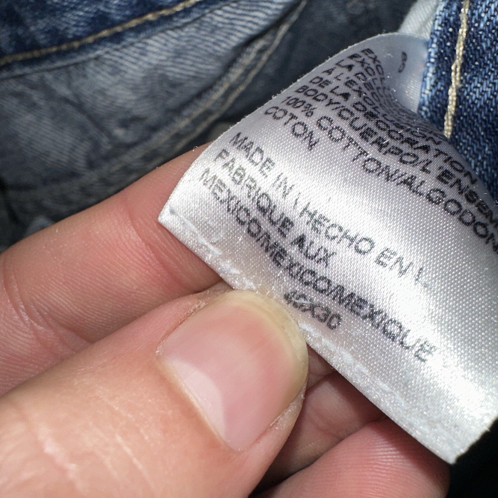 Dickies Double Knee Faded Blue Jeans 40x30  Work Wear Skate Baggy Y2K Wide Leg