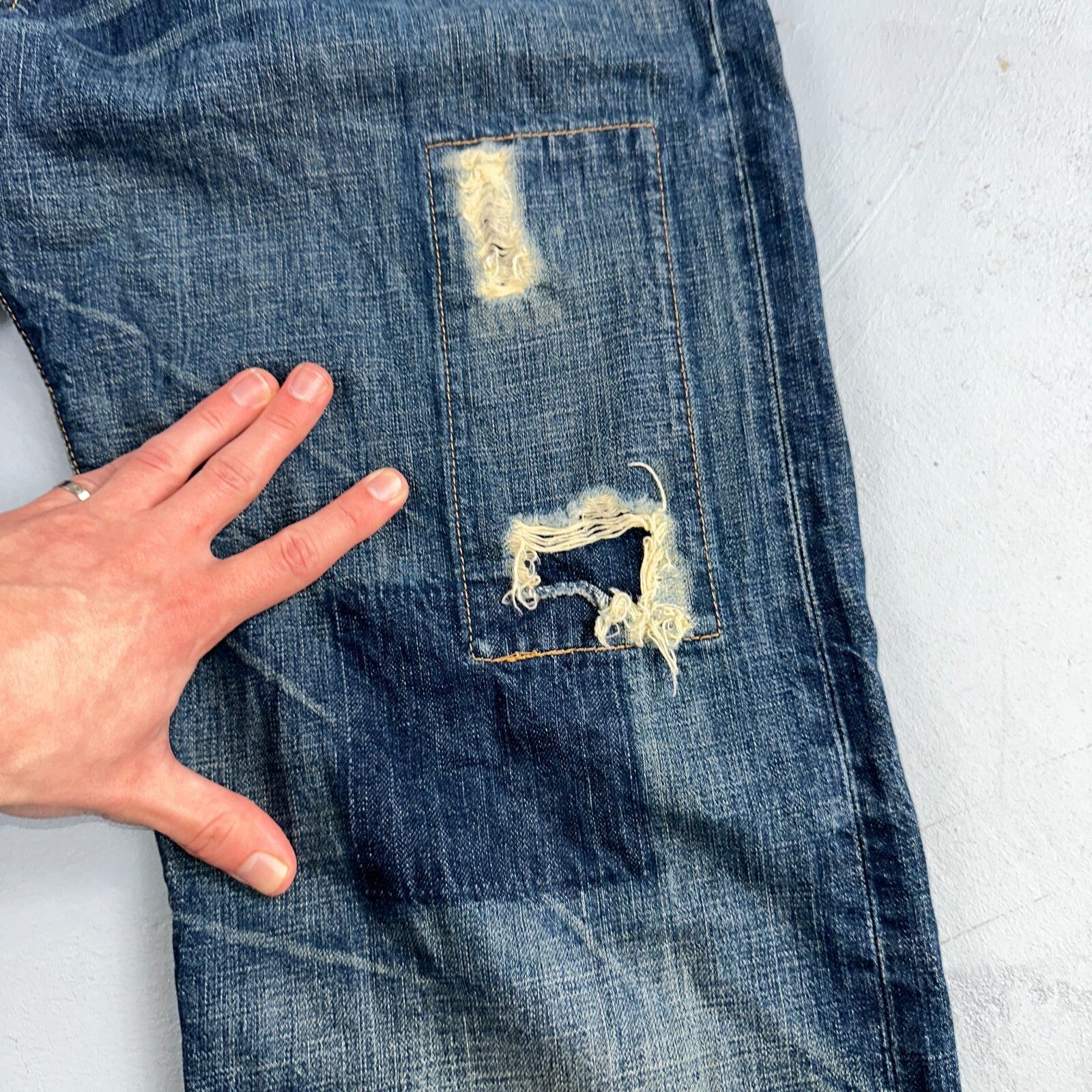 Levis 501 Vintage 90s XX Straight Leg Jeans Y2K Med Wash 34x34 Act 33x34