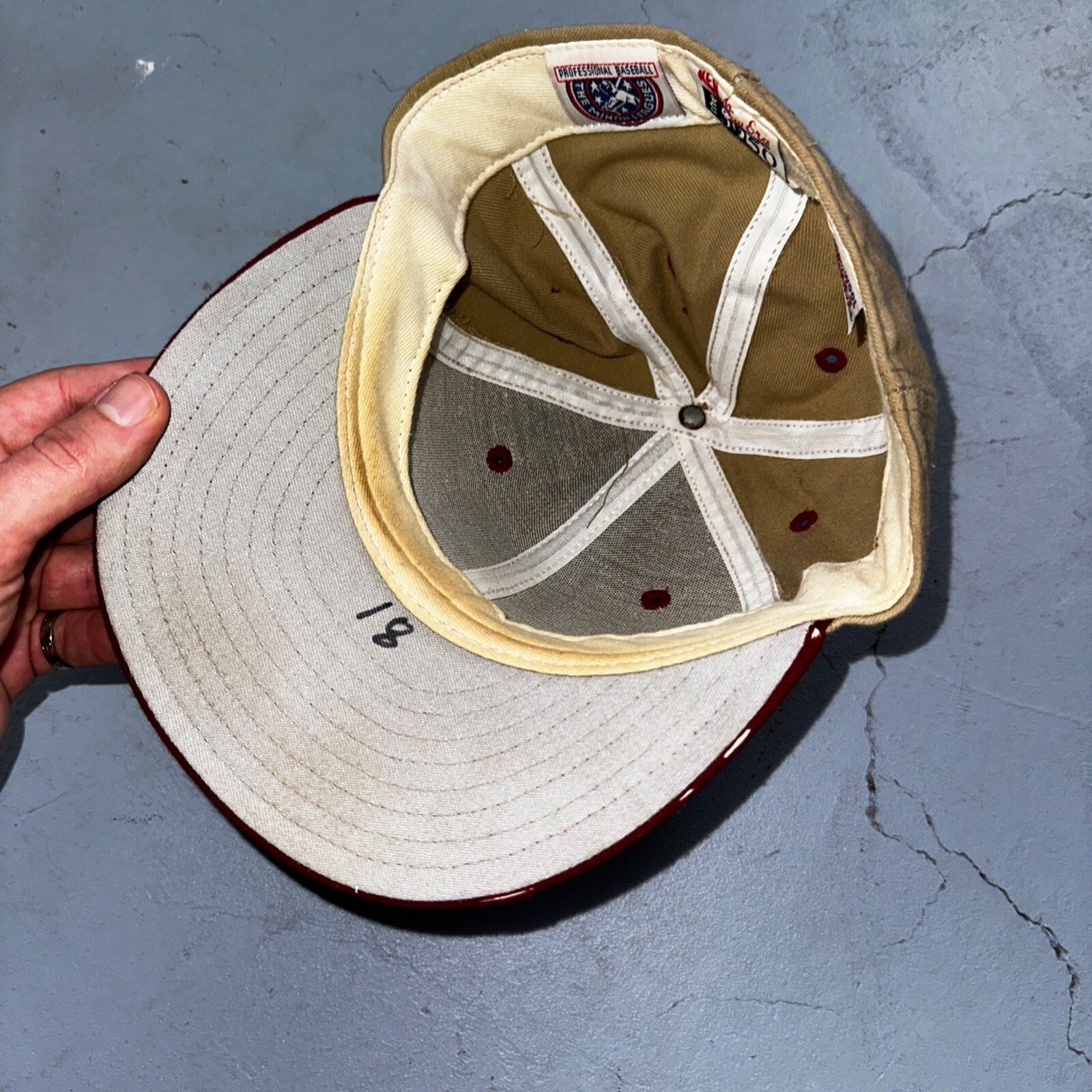 Vintage San Bernadino Stampeders Cap Hat Size 7 Wool New Era 5950 MILB