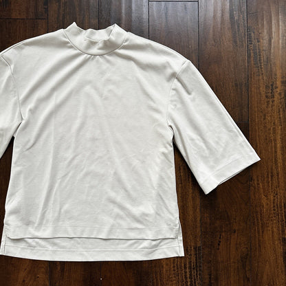 Prologue Ladies Blouse Small Golf Balloon Cream White Color Cute Sleeve