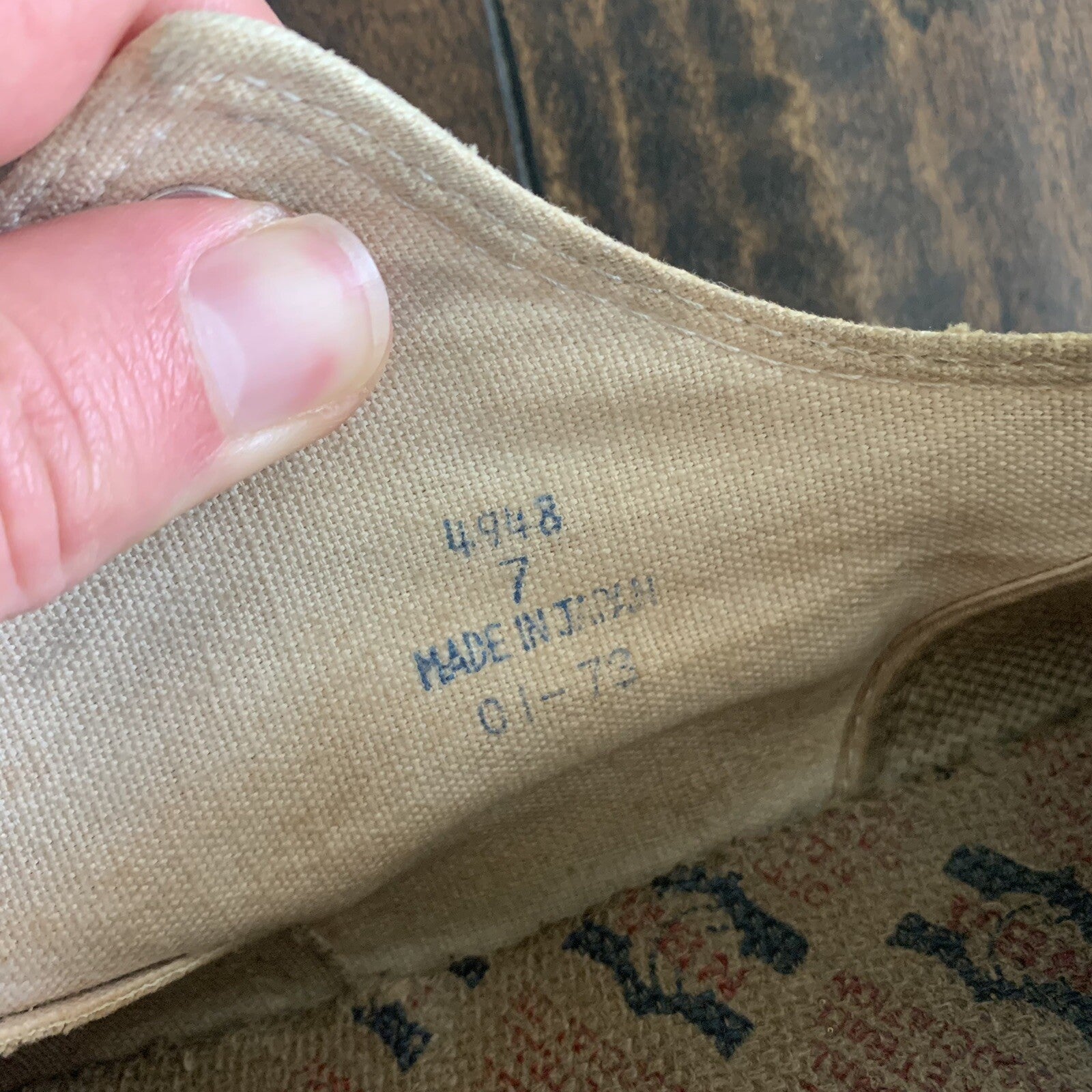 Vintage 60s 70s NBA CONVERSE Chuck Taylor All Star Blue Label RARE USA Japan 73