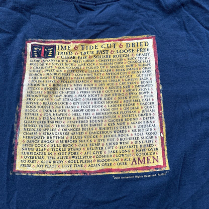 Rush Counterparts Tour Y2K Screw Vintage T Shirt Anthem 1994 Music Band Art