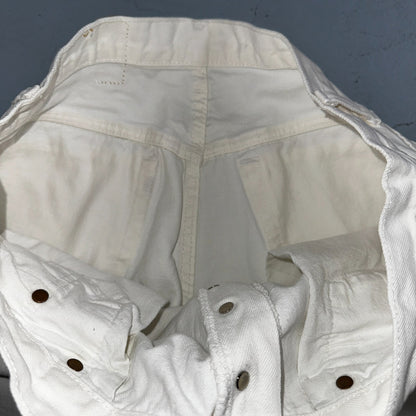 Levis 501 Vintage 80s USA XX Straight Leg Jeans White Light Wash 38x32 Act 35x31