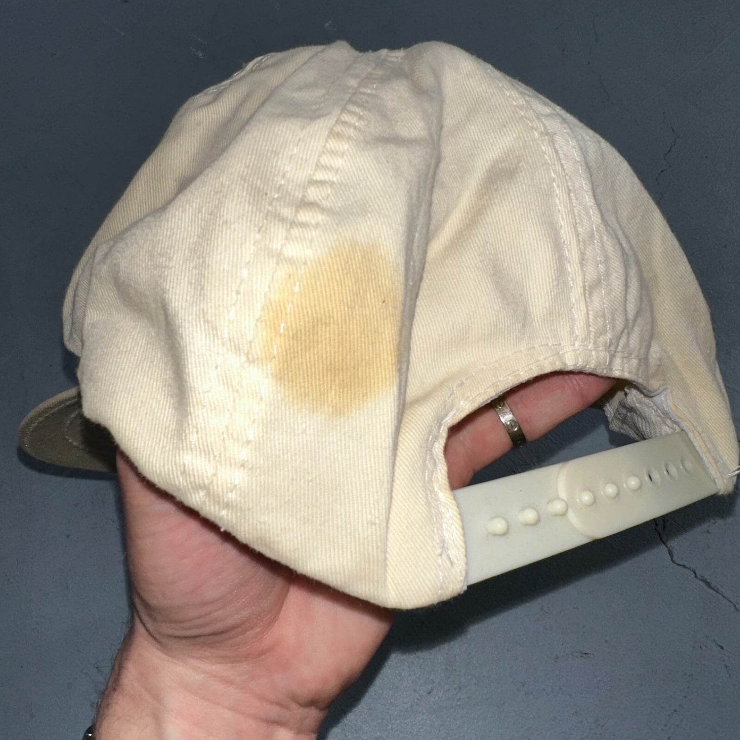 Salem Cigarettes Green VTG Hat Cap Snapback White Oregon Cool 90s Basic Logo