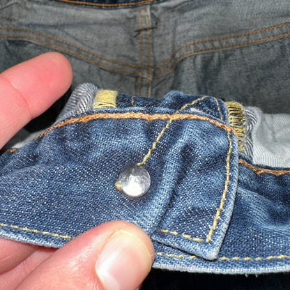 Levis 501 Y2K XX Straight Leg Jeans Blue VTG Med Wash 34x32 Act 32x30