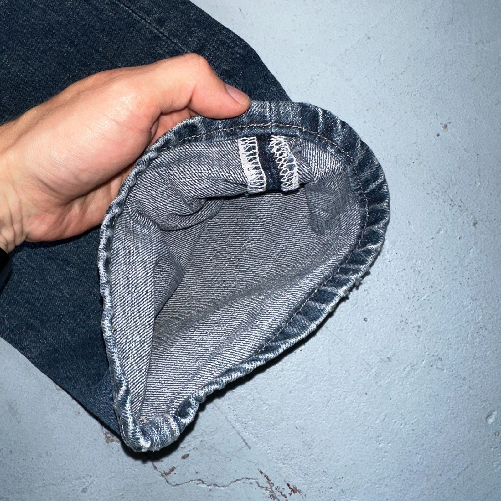 Levis 501 Vintage Y2K 90s XX Straight Leg Jeans Blue Med Wash 38x34 Act 39x34