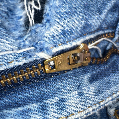 Levis 517 Vintage 80s USA Orange Tab Bootcut Flare Blue Worn Jeans Act 32x30