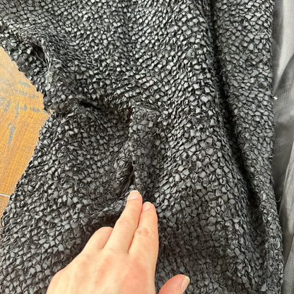 VTG 1960s Bullock’s Womens Shrug Coat Jacket Cute Fall Poly Black Rockabilly 60s