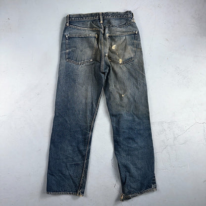 Levis 501 XX Big E Vintage 40s Redline Selvedge USA XX 1940s 50s Jeans 27x27