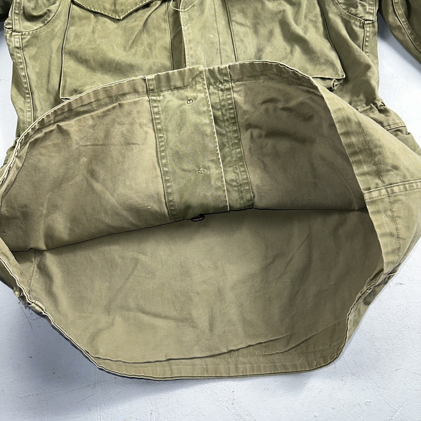 Field Jacket Post WWII Korean War M1950 Coat 1950s 50s OG107 M65