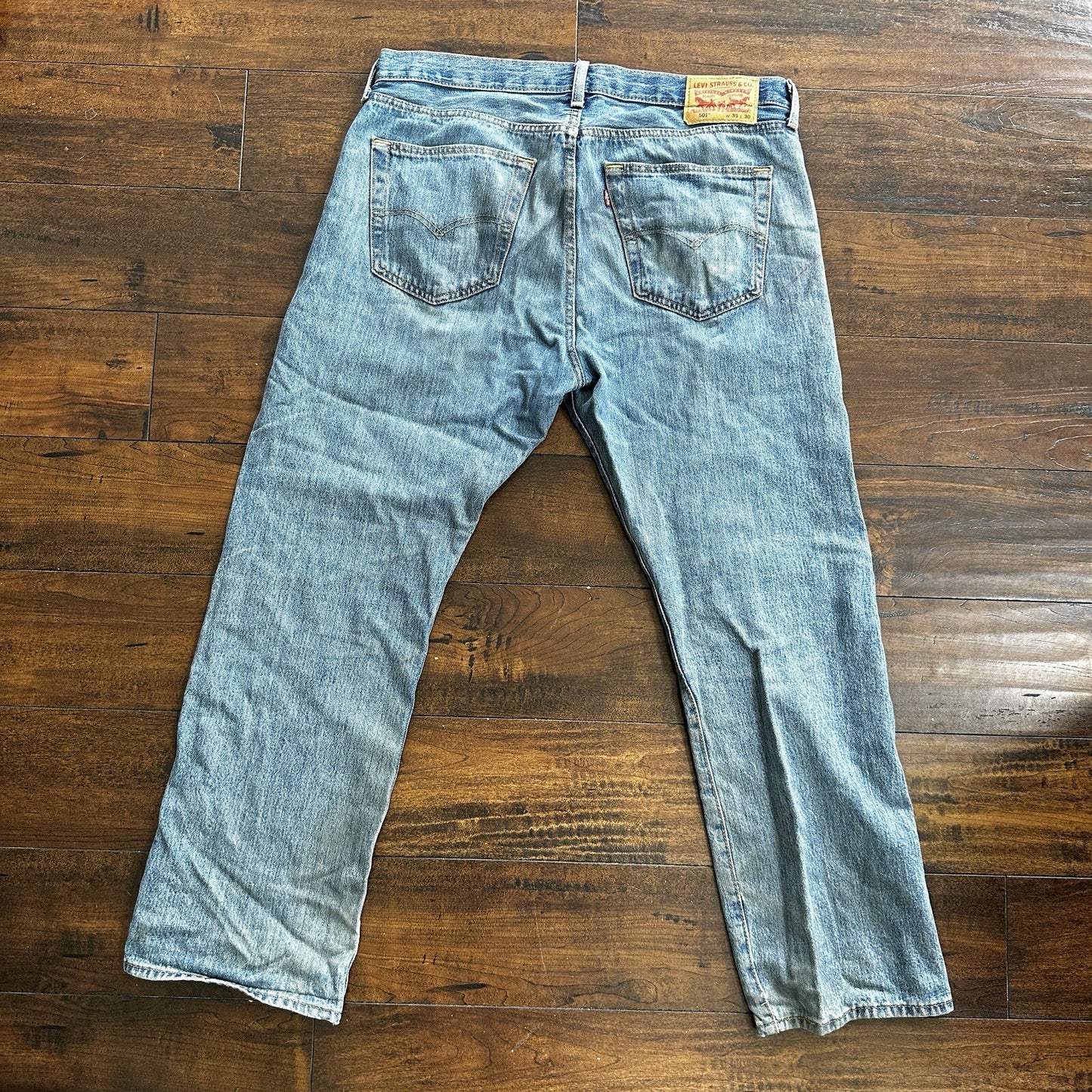 Levis 501 Vintage Y2K Straight Leg XX 2000s Jeans 35x30 Light Wash 36x28