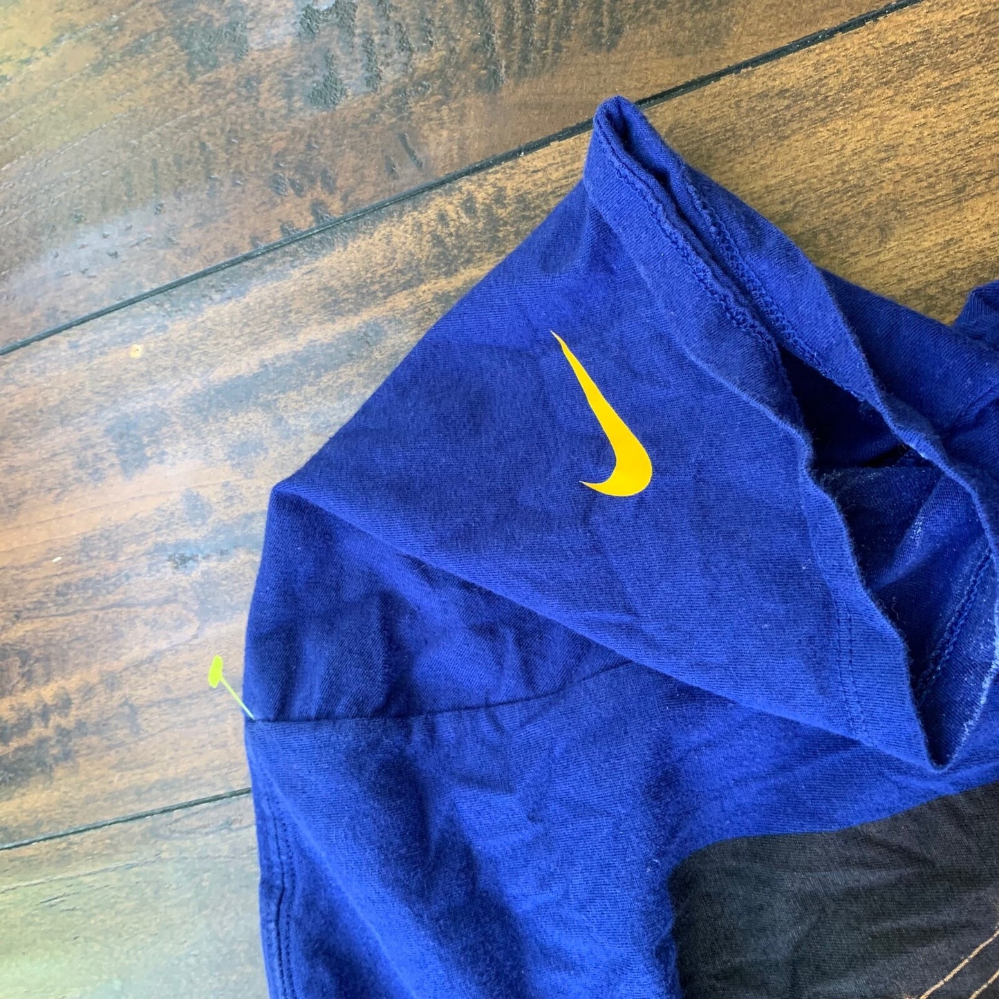 Nike Vintage Style T Shirt Dri Fit Gym Sports Running Y2K City Blue Chicago IL