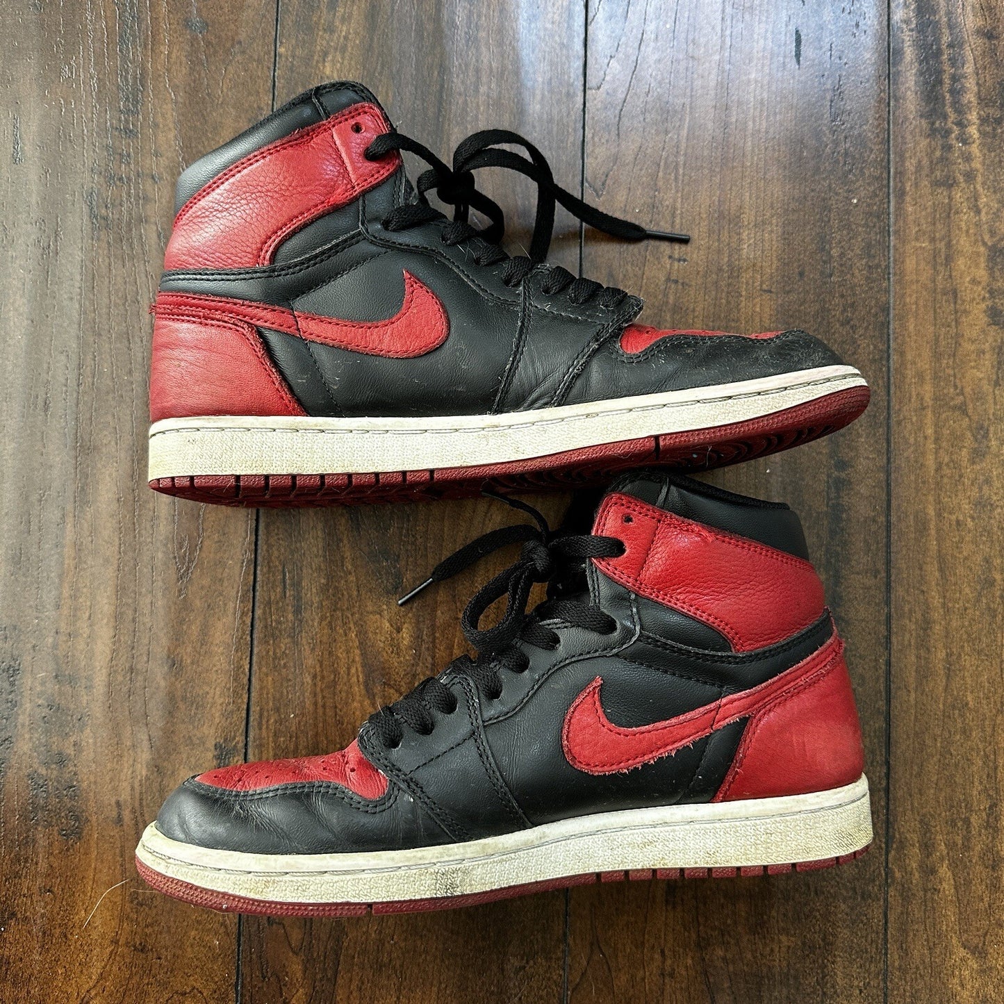 Size 8 - Jordan 1 Retro OG High Banned, Bred 2016 - 555088-001 No Box