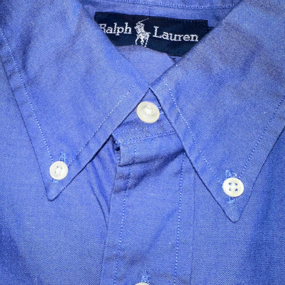 Ralph Lauren Shirt Mens 17.5 Long Sleeve Button Up Pony Yarmouth Cotton