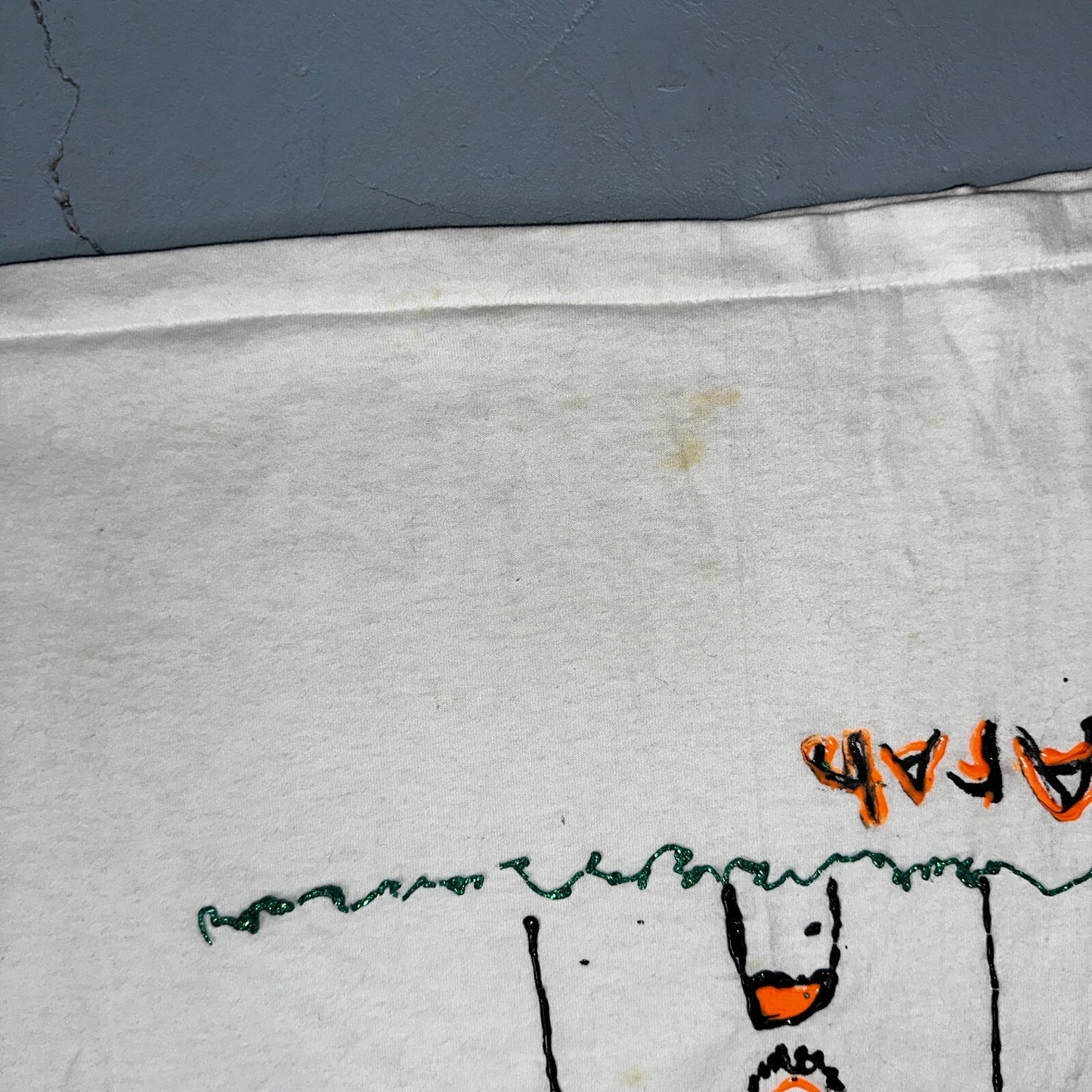 Hanes 90s House Cute Hand Drawn VTG T Shirt Boo Scary Halloween Art Artistic
