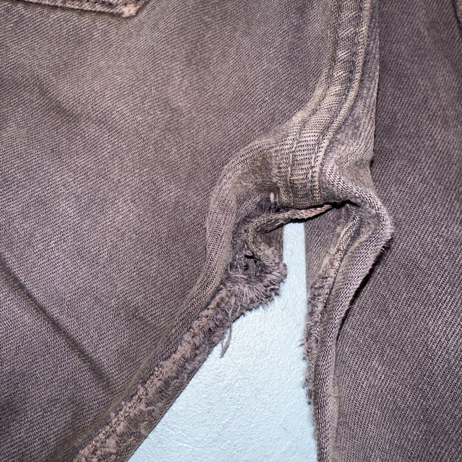 Levis 501 Vintage Y2K 90s XX Straight Leg Jeans Gray Light Wash 28x30 Act 27x28